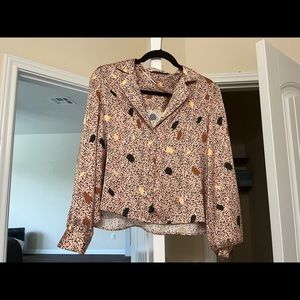 NEW Printed blouse ZARA
